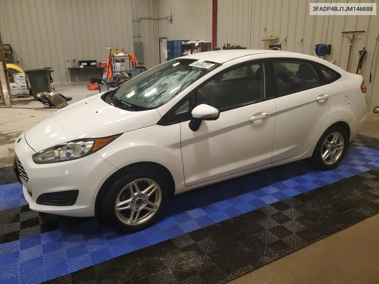 2018 Ford Fiesta Se VIN: 3FADP4BJ1JM146888 Lot: 69197944