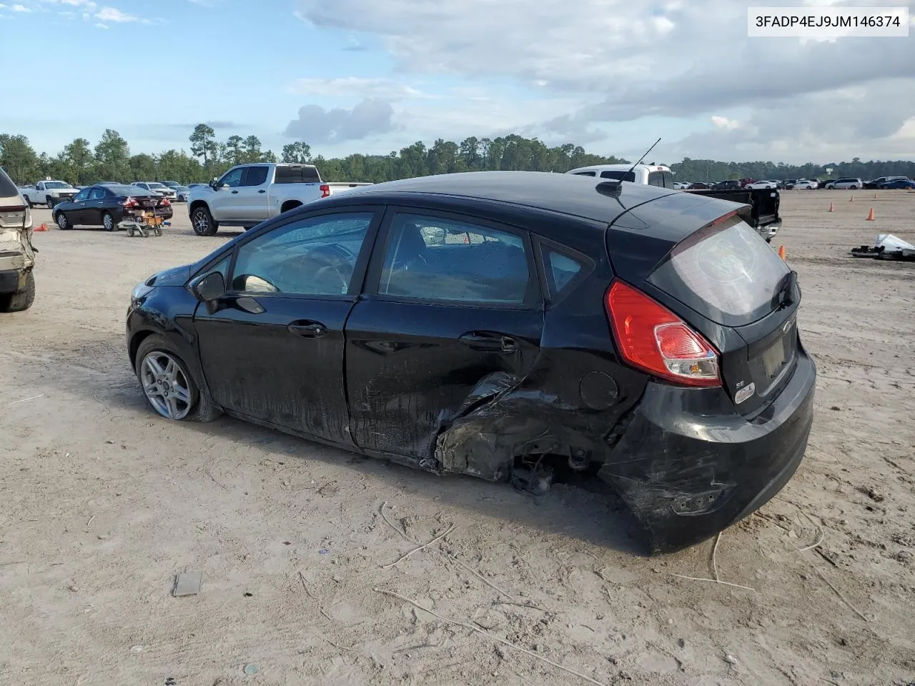 2018 Ford Fiesta Se VIN: 3FADP4EJ9JM146374 Lot: 69529304