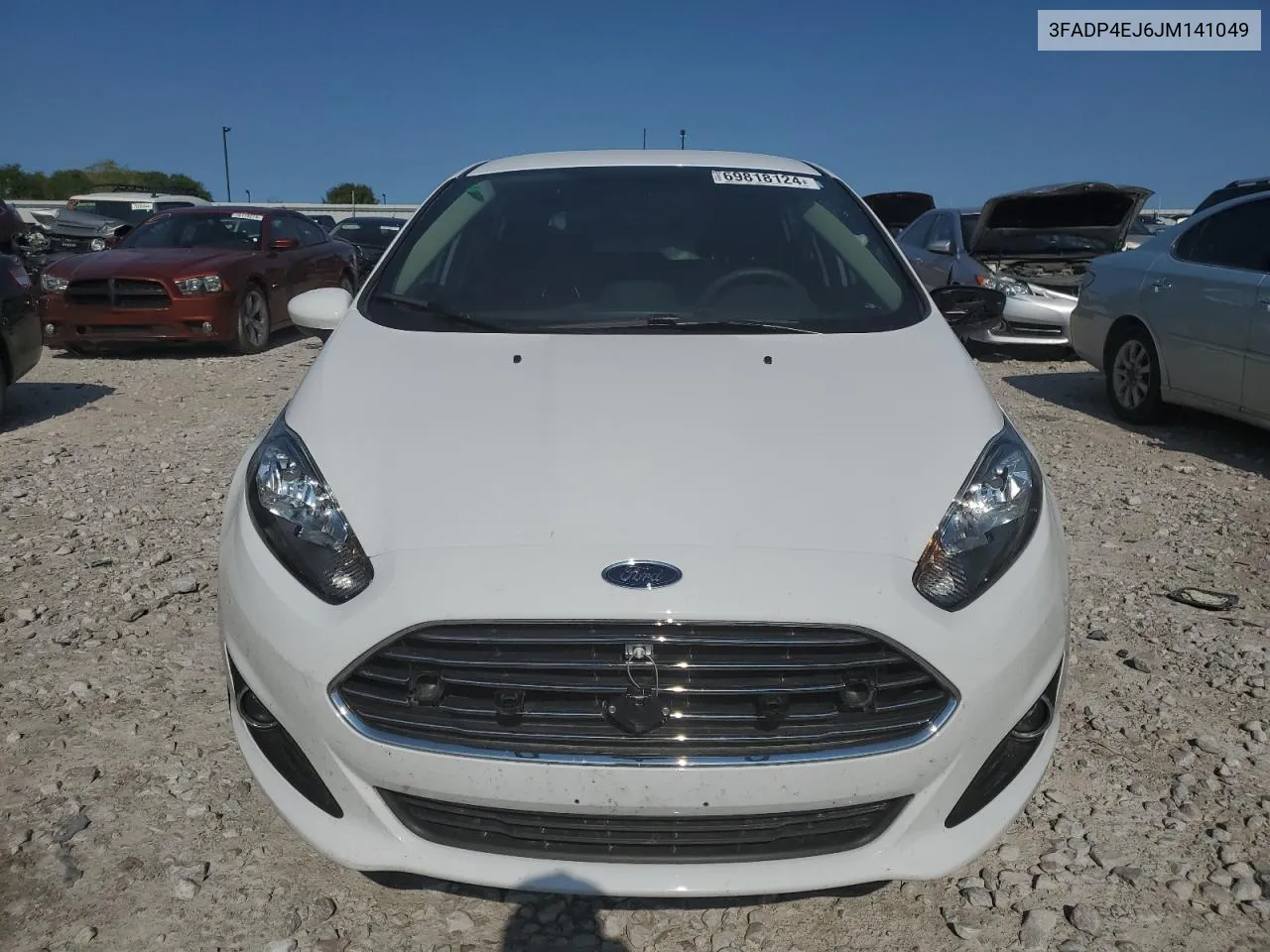 2018 Ford Fiesta Se VIN: 3FADP4EJ6JM141049 Lot: 69818124