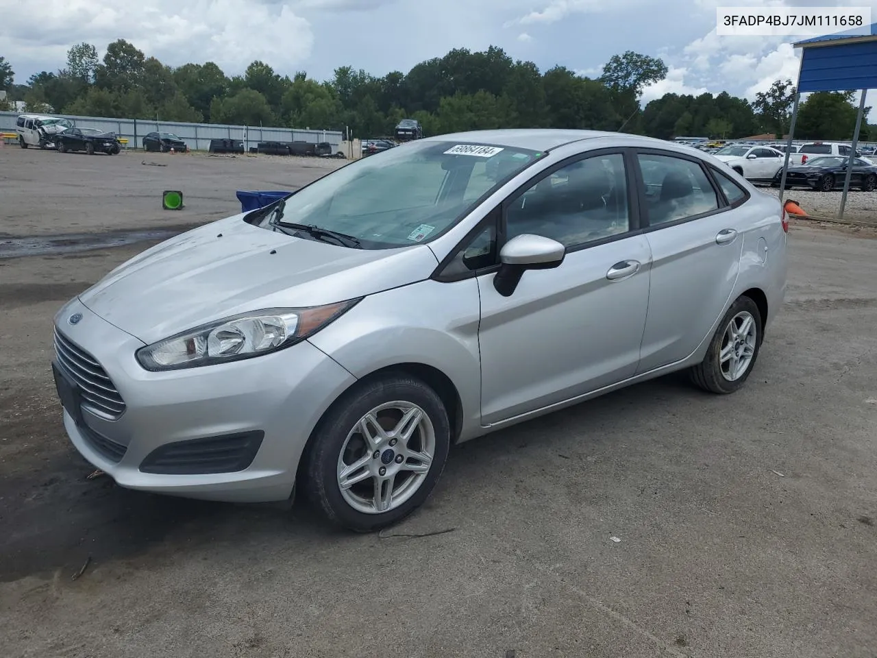 2018 Ford Fiesta Se VIN: 3FADP4BJ7JM111658 Lot: 69864184