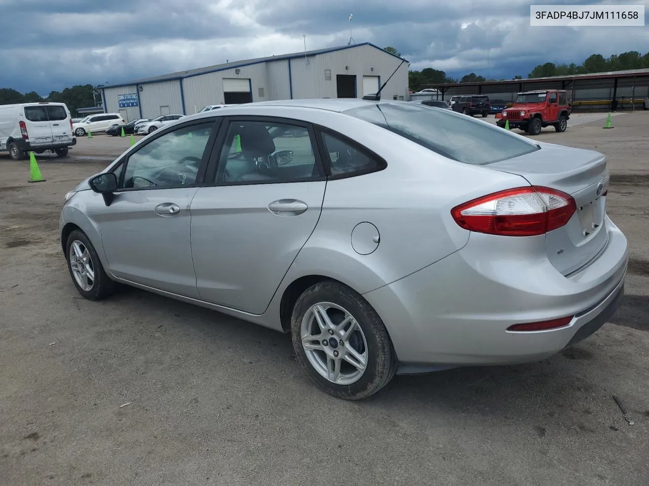 2018 Ford Fiesta Se VIN: 3FADP4BJ7JM111658 Lot: 69864184