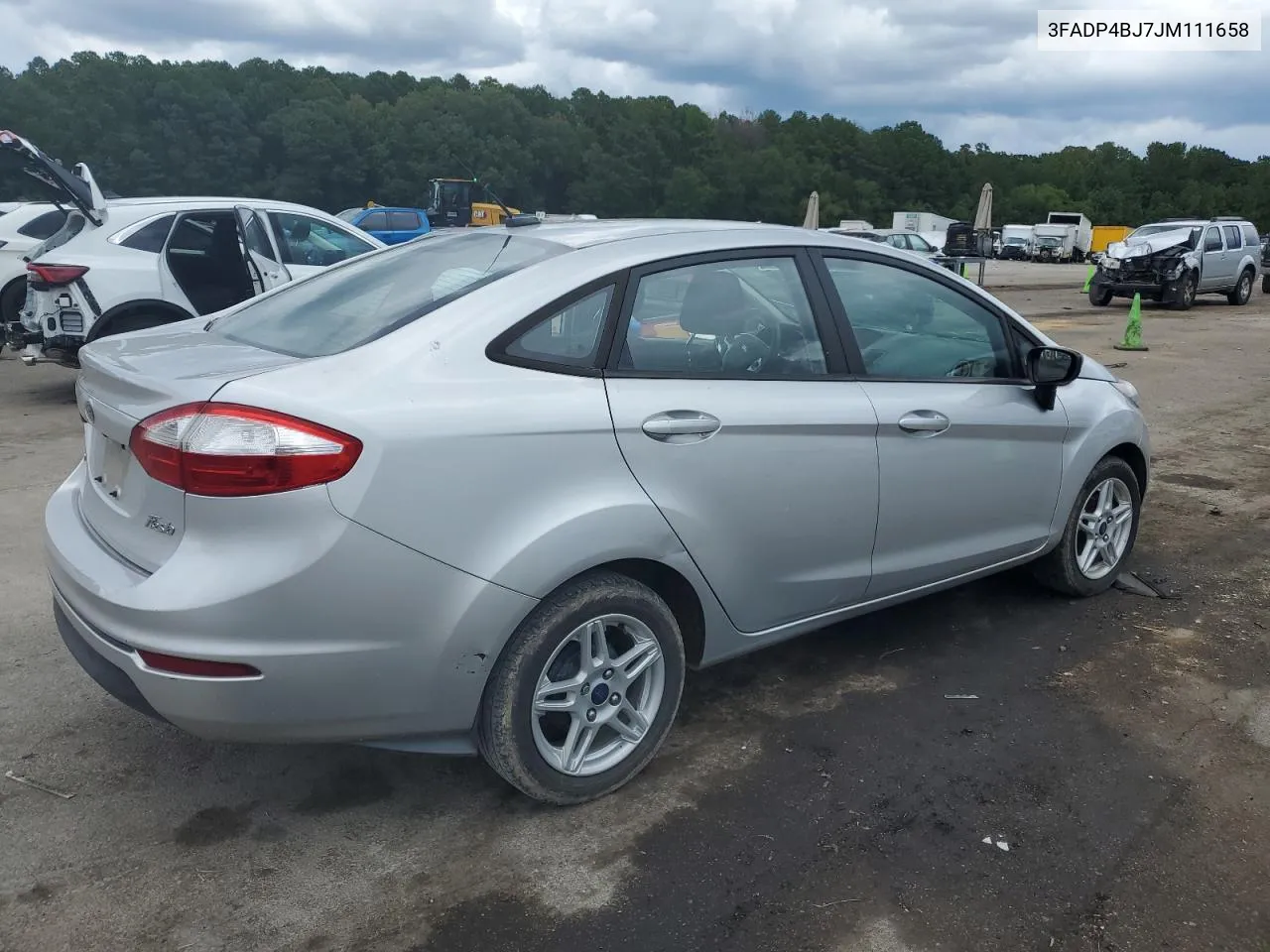 2018 Ford Fiesta Se VIN: 3FADP4BJ7JM111658 Lot: 69864184