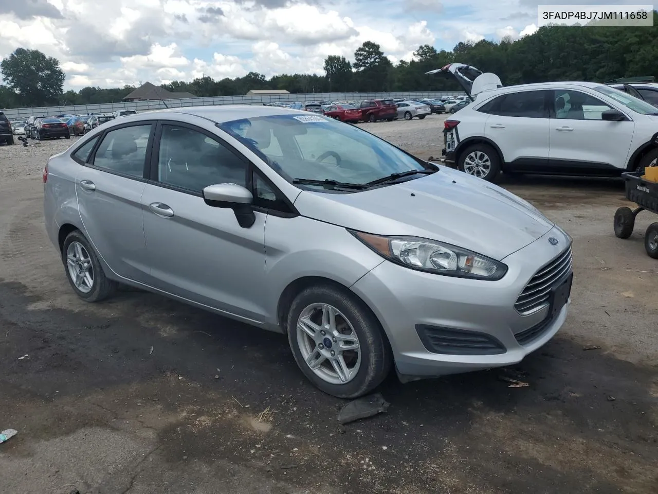 2018 Ford Fiesta Se VIN: 3FADP4BJ7JM111658 Lot: 69864184