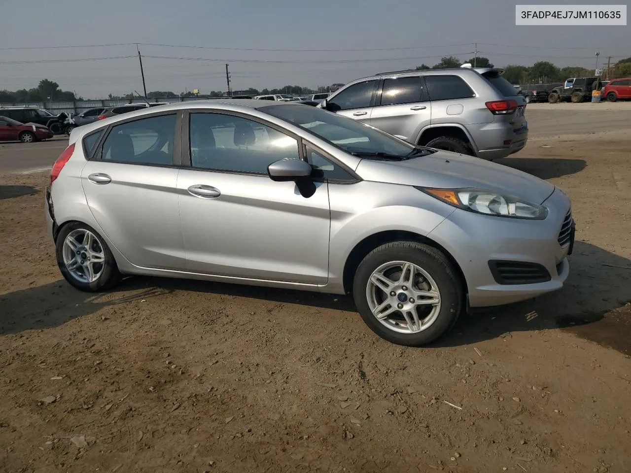 2018 Ford Fiesta Se VIN: 3FADP4EJ7JM110635 Lot: 70800174