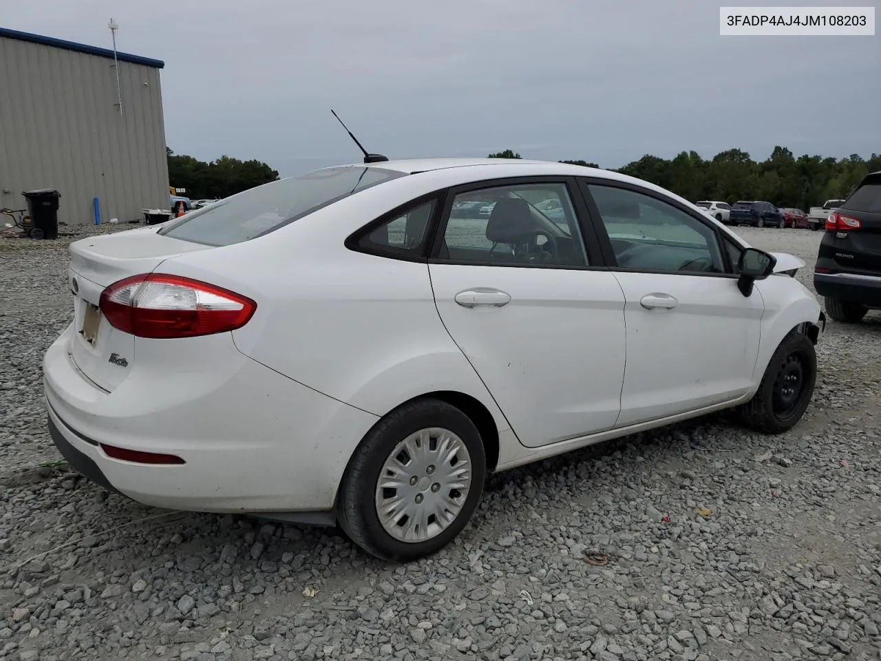 2018 Ford Fiesta S VIN: 3FADP4AJ4JM108203 Lot: 70972914