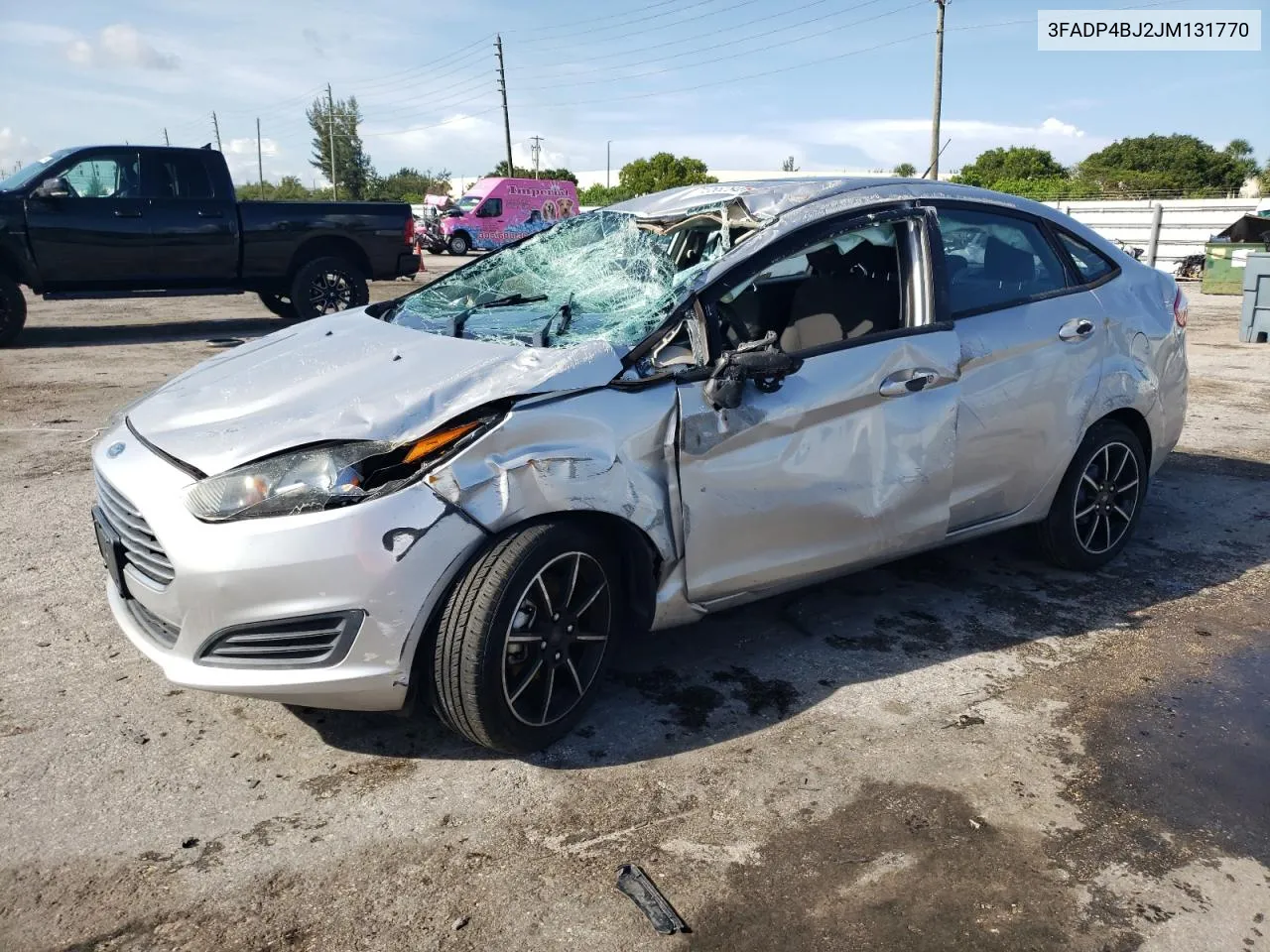 2018 Ford Fiesta Se VIN: 3FADP4BJ2JM131770 Lot: 71056284