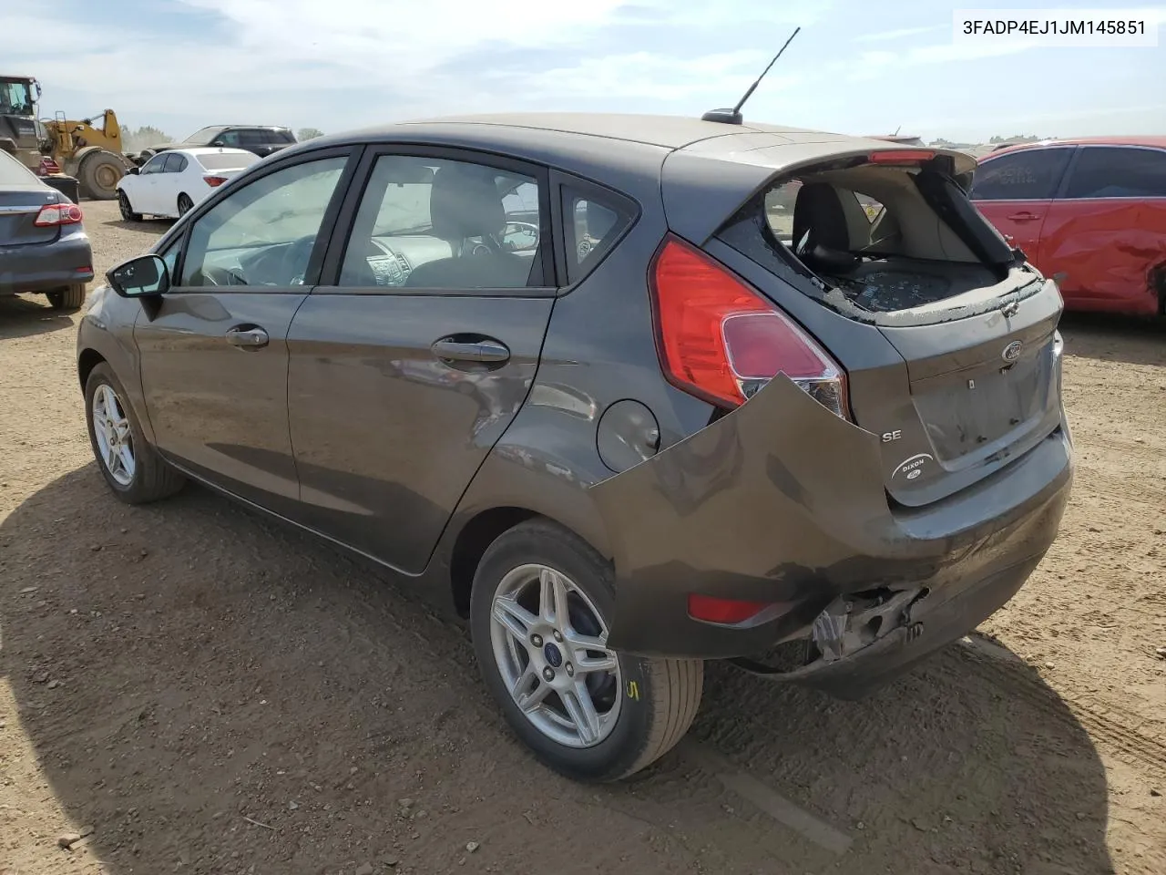 2018 Ford Fiesta Se VIN: 3FADP4EJ1JM145851 Lot: 71388174