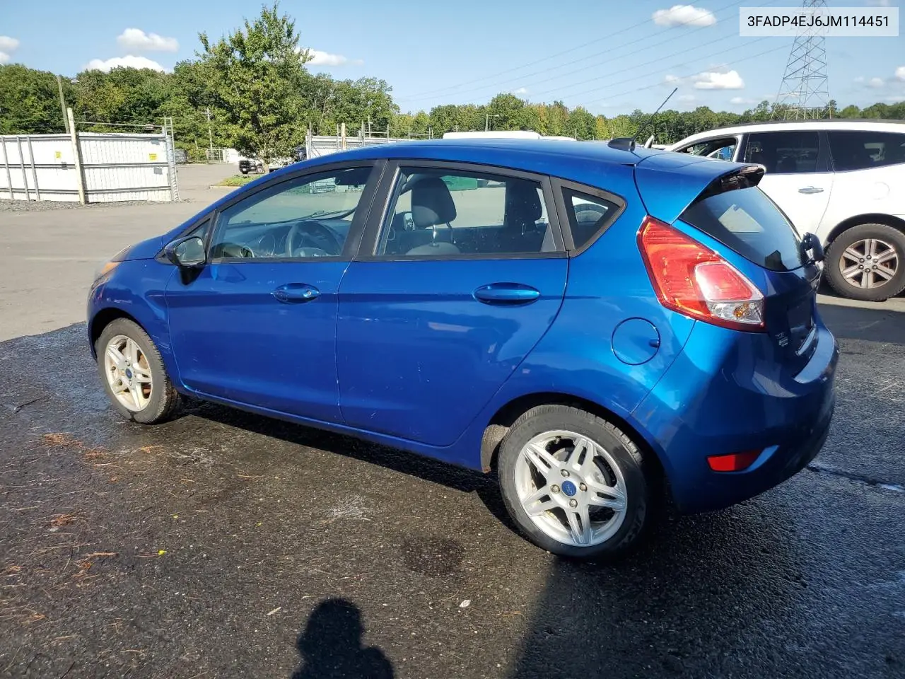 3FADP4EJ6JM114451 2018 Ford Fiesta Se