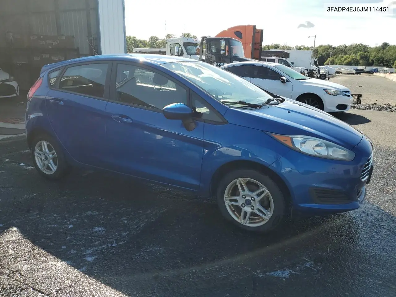 3FADP4EJ6JM114451 2018 Ford Fiesta Se