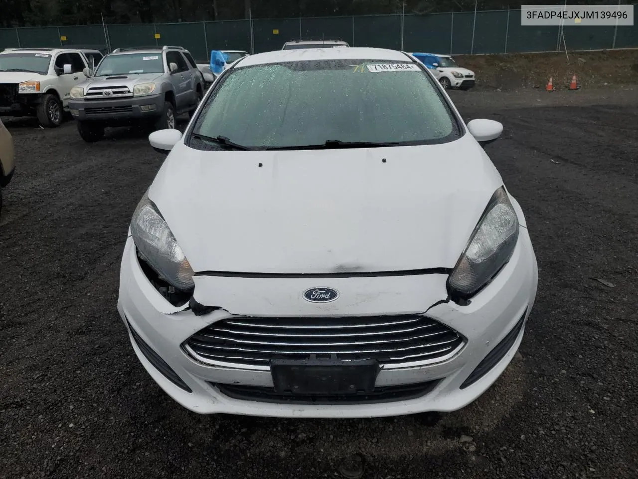 2018 Ford Fiesta Se VIN: 3FADP4EJXJM139496 Lot: 71875484