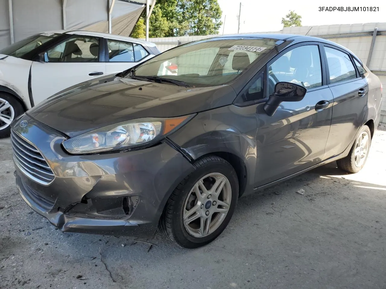 2018 Ford Fiesta Se VIN: 3FADP4BJ8JM101821 Lot: 72234114