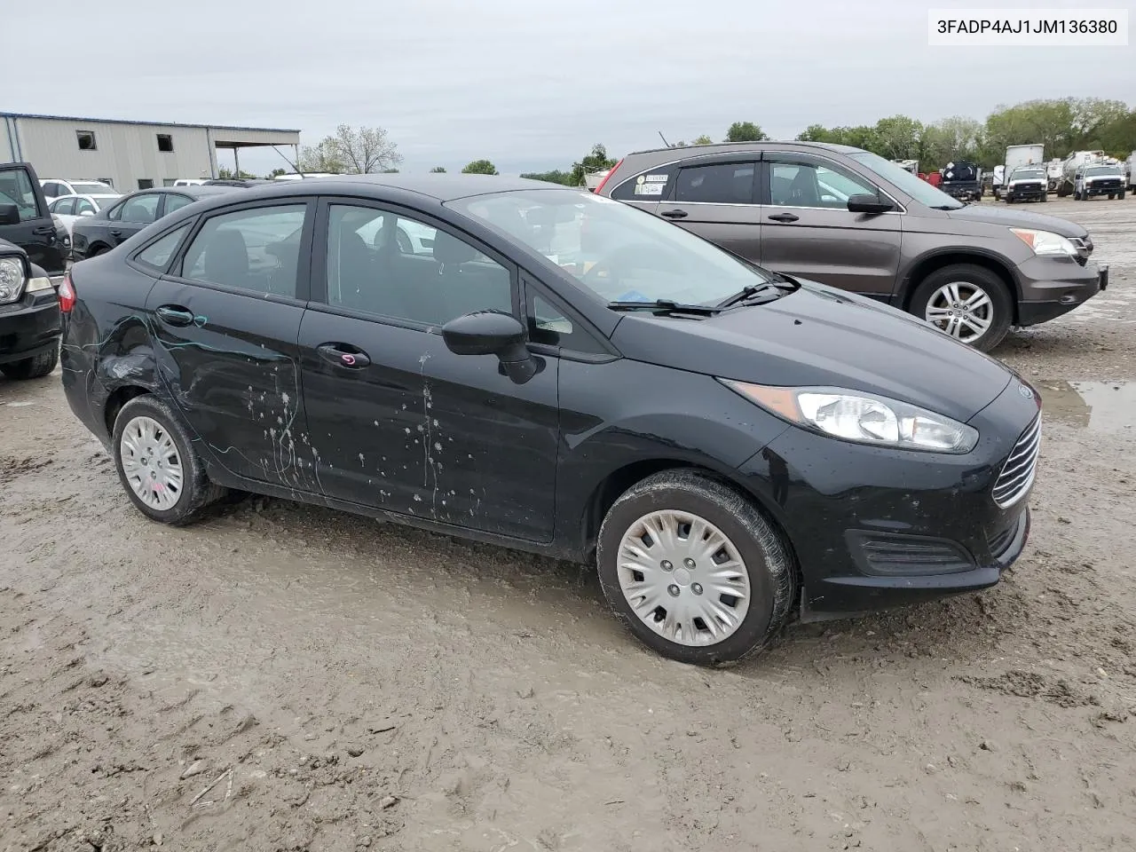 2018 Ford Fiesta S VIN: 3FADP4AJ1JM136380 Lot: 72401684