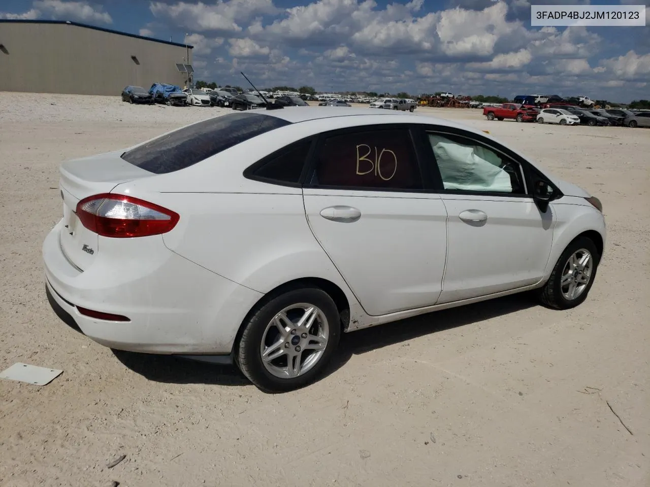 2018 Ford Fiesta Se VIN: 3FADP4BJ2JM120123 Lot: 72801264