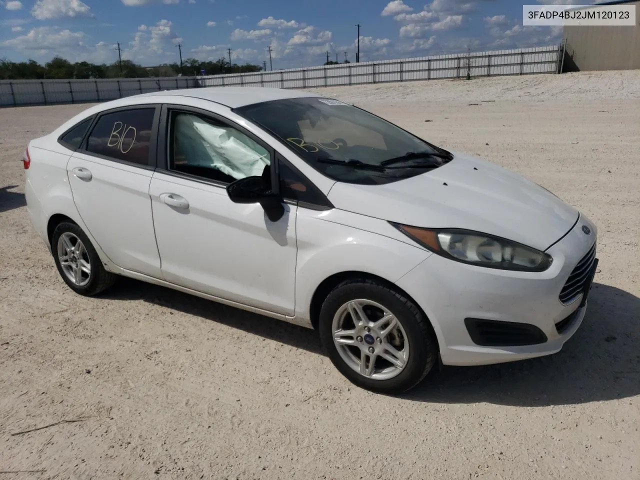 2018 Ford Fiesta Se VIN: 3FADP4BJ2JM120123 Lot: 72801264