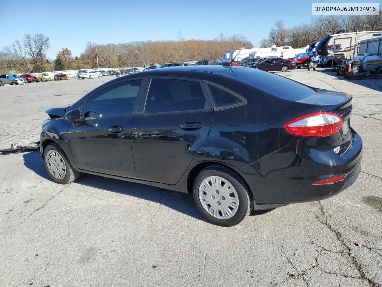 2018 Ford Fiesta S VIN: 3FADP4AJ6JM134916 Lot: 77554183