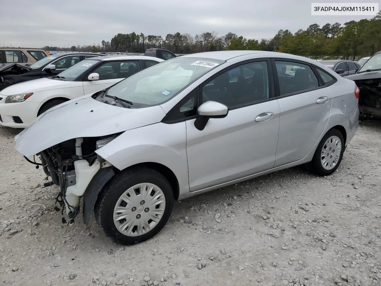 3FADP4AJ0KM115411 2019 Ford Fiesta S