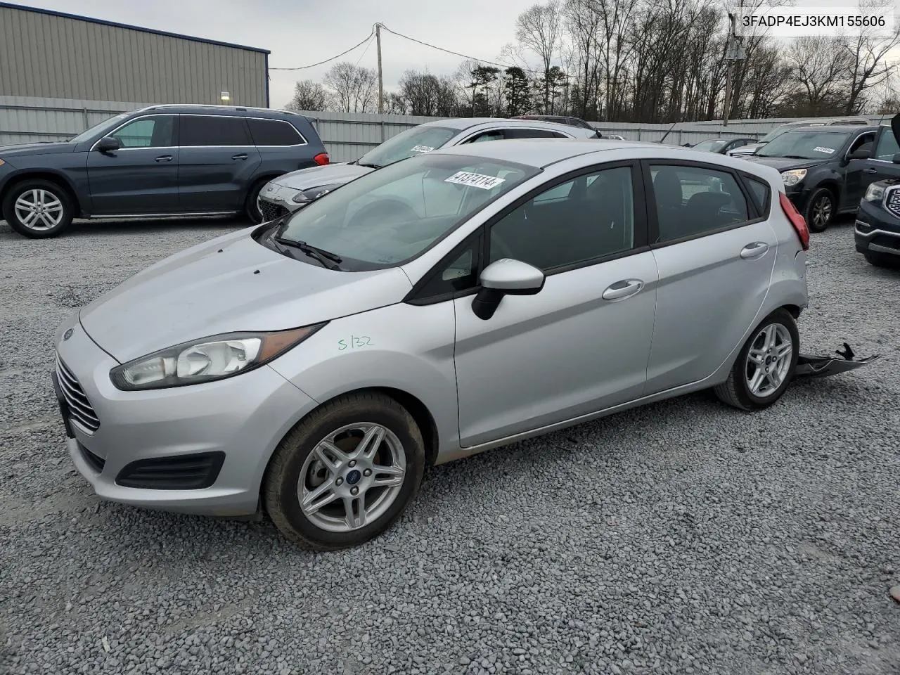 2019 Ford Fiesta Se VIN: 3FADP4EJ3KM155606 Lot: 41374114