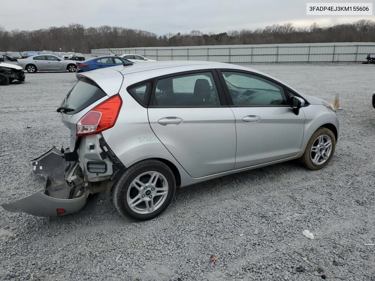 2019 Ford Fiesta Se VIN: 3FADP4EJ3KM155606 Lot: 41374114