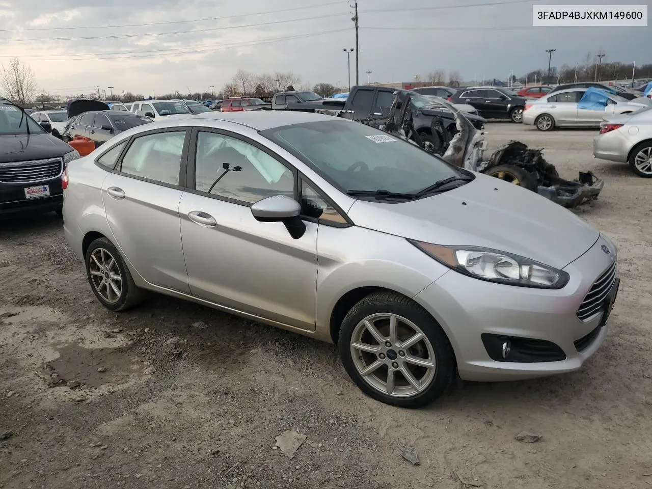 2019 Ford Fiesta Se VIN: 3FADP4BJXKM149600 Lot: 46319424