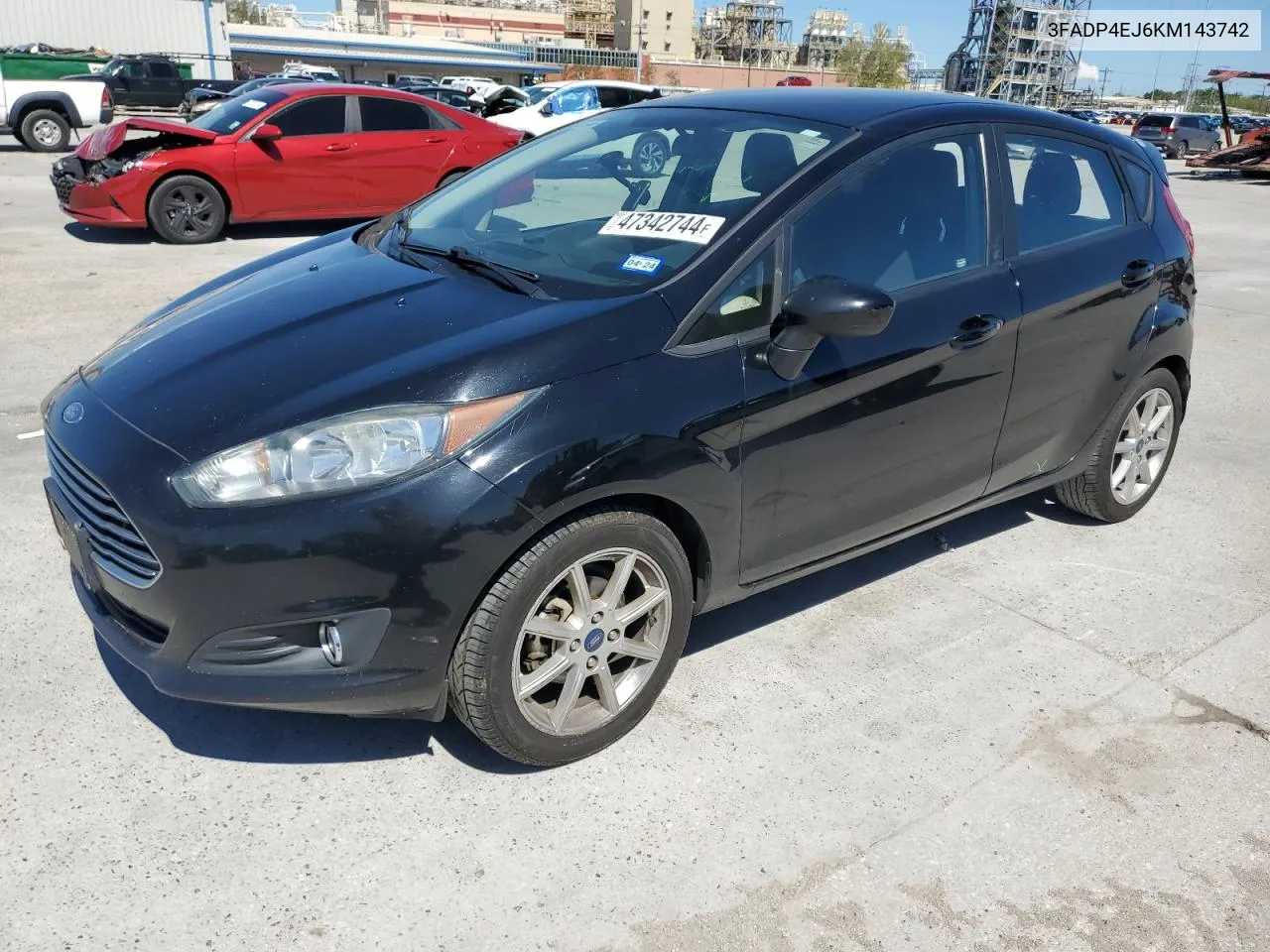 2019 Ford Fiesta Se VIN: 3FADP4EJ6KM143742 Lot: 47342744