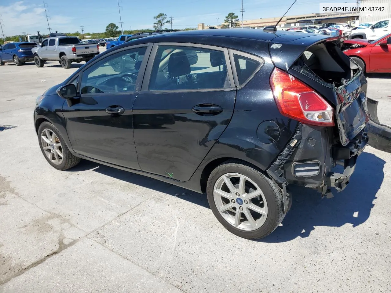 2019 Ford Fiesta Se VIN: 3FADP4EJ6KM143742 Lot: 47342744