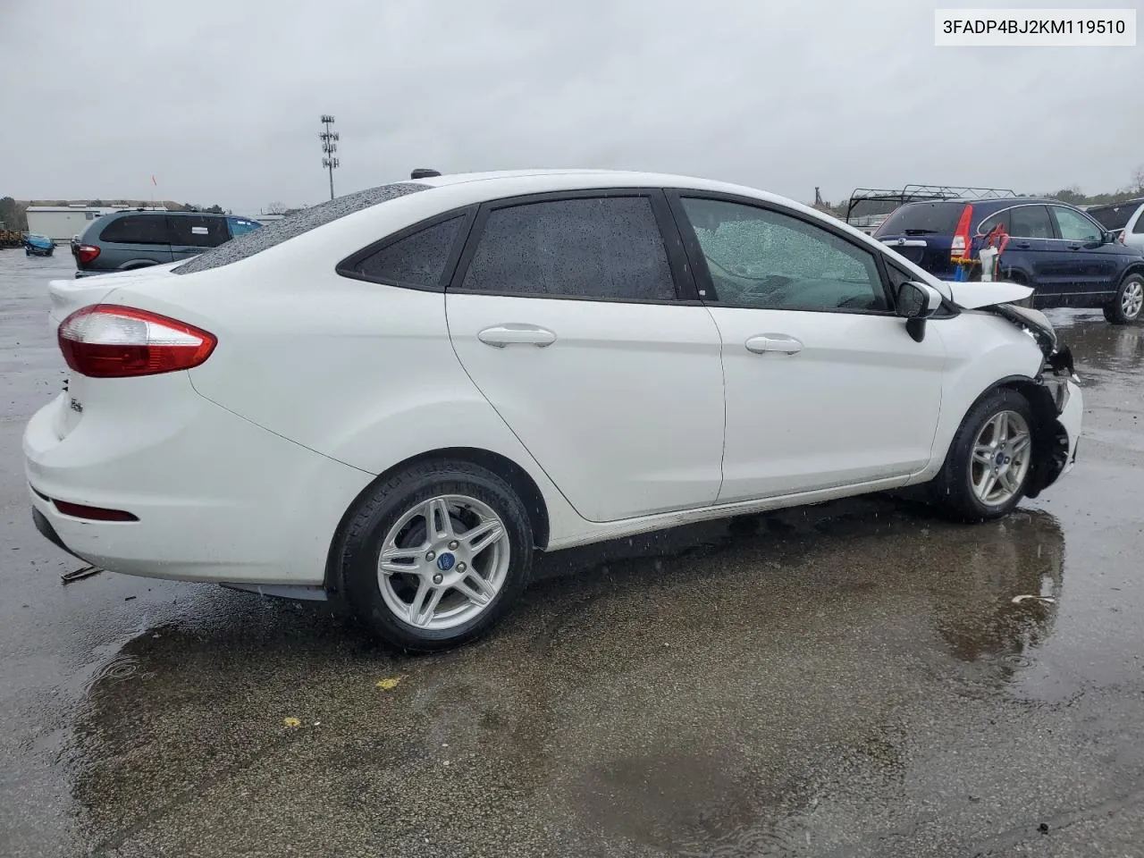 2019 Ford Fiesta Se VIN: 3FADP4BJ2KM119510 Lot: 48453464