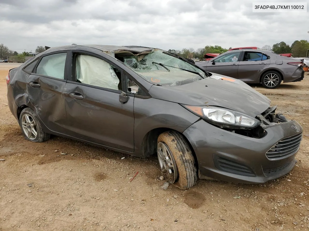 2019 Ford Fiesta Se VIN: 3FADP4BJ7KM110012 Lot: 49294774