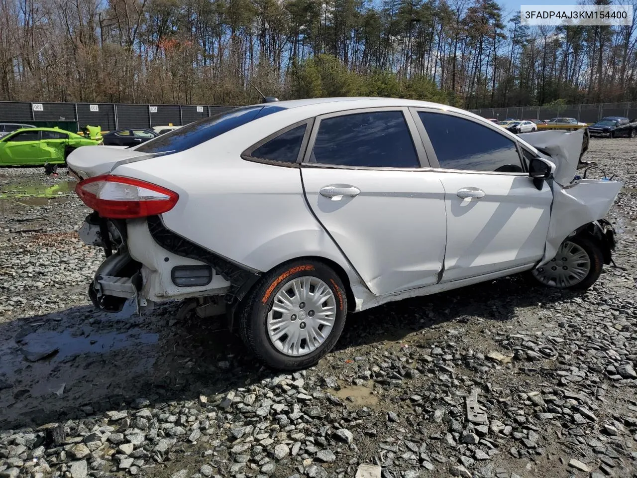 2019 Ford Fiesta S VIN: 3FADP4AJ3KM154400 Lot: 49315694