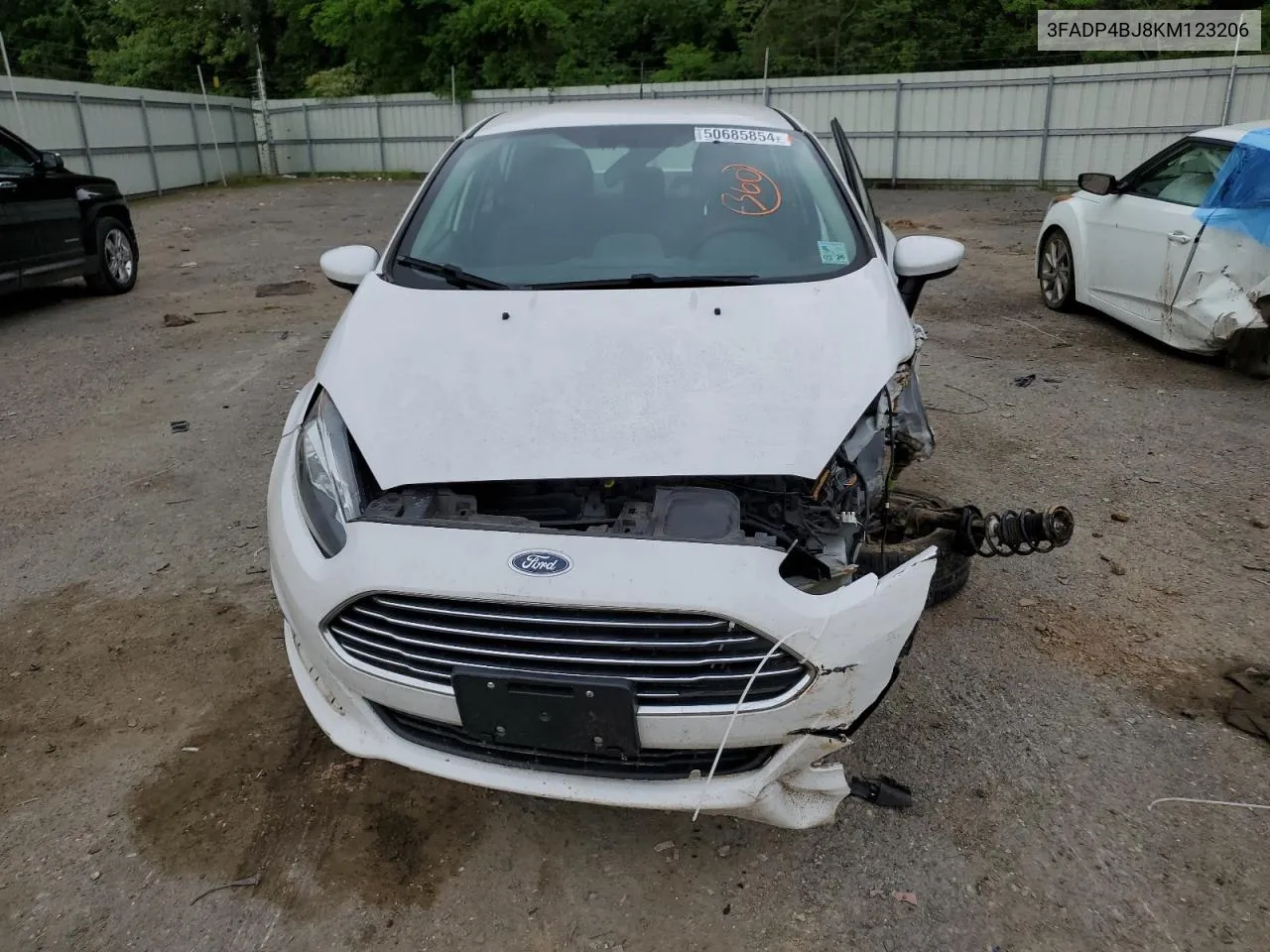 2019 Ford Fiesta Se VIN: 3FADP4BJ8KM123206 Lot: 50685854