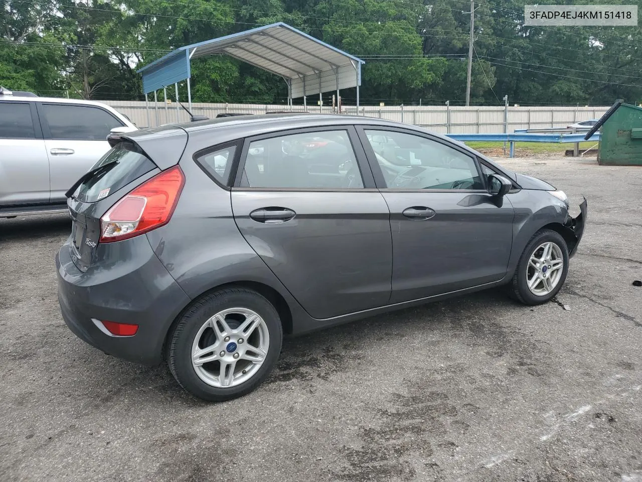 2019 Ford Fiesta Se VIN: 3FADP4EJ4KM151418 Lot: 51347044