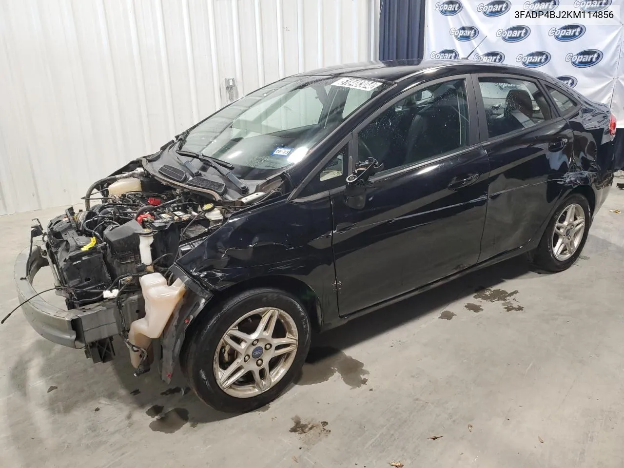 2019 Ford Fiesta Se VIN: 3FADP4BJ2KM114856 Lot: 51848304