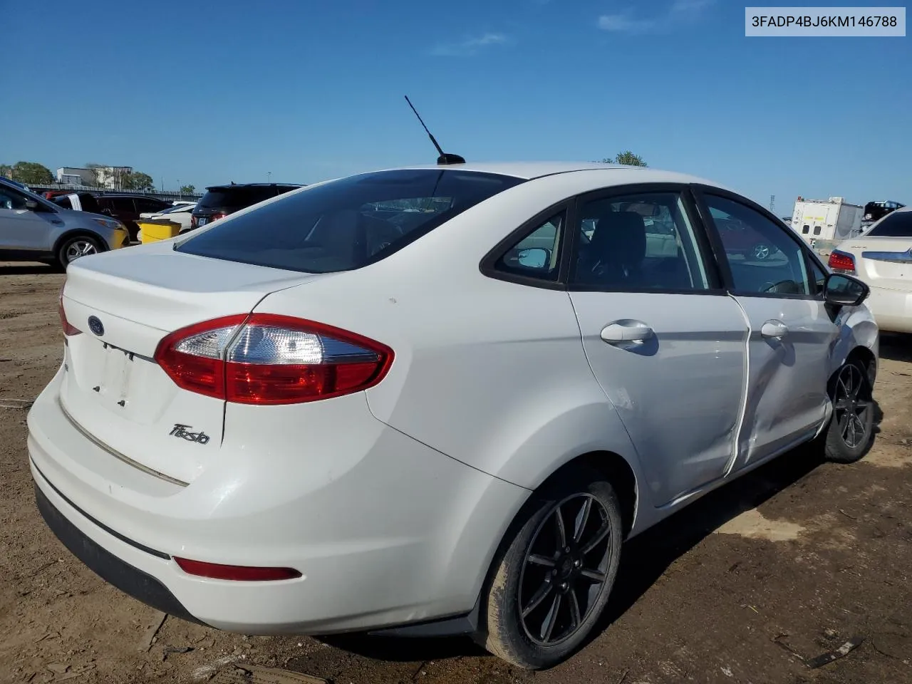 2019 Ford Fiesta Se VIN: 3FADP4BJ6KM146788 Lot: 52672564