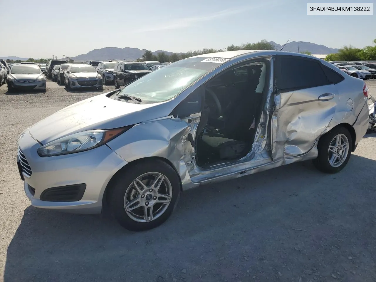 2019 Ford Fiesta Se VIN: 3FADP4BJ4KM138222 Lot: 53345014