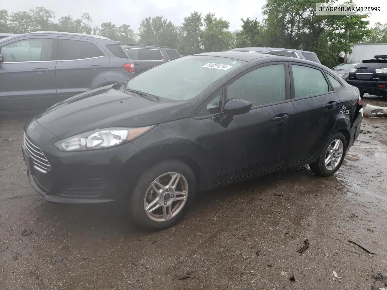 2019 Ford Fiesta Se VIN: 3FADP4BJ6KM128999 Lot: 54225214