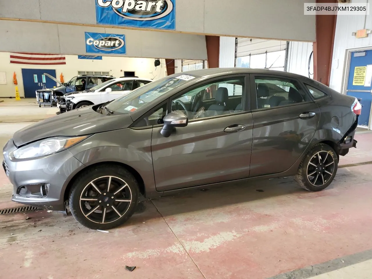 2019 Ford Fiesta Se VIN: 3FADP4BJ7KM129305 Lot: 54321884