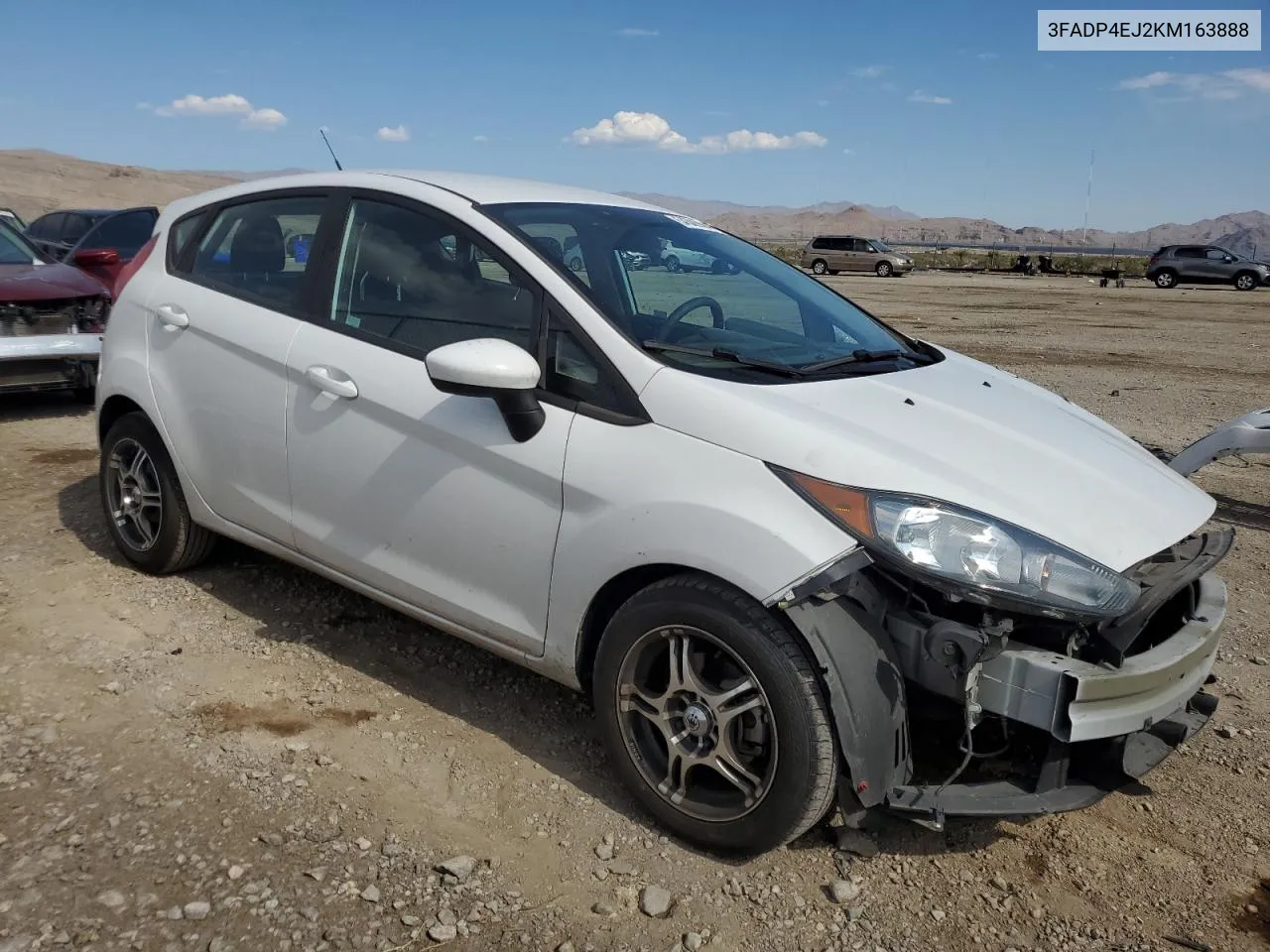 2019 Ford Fiesta Se VIN: 3FADP4EJ2KM163888 Lot: 54503904