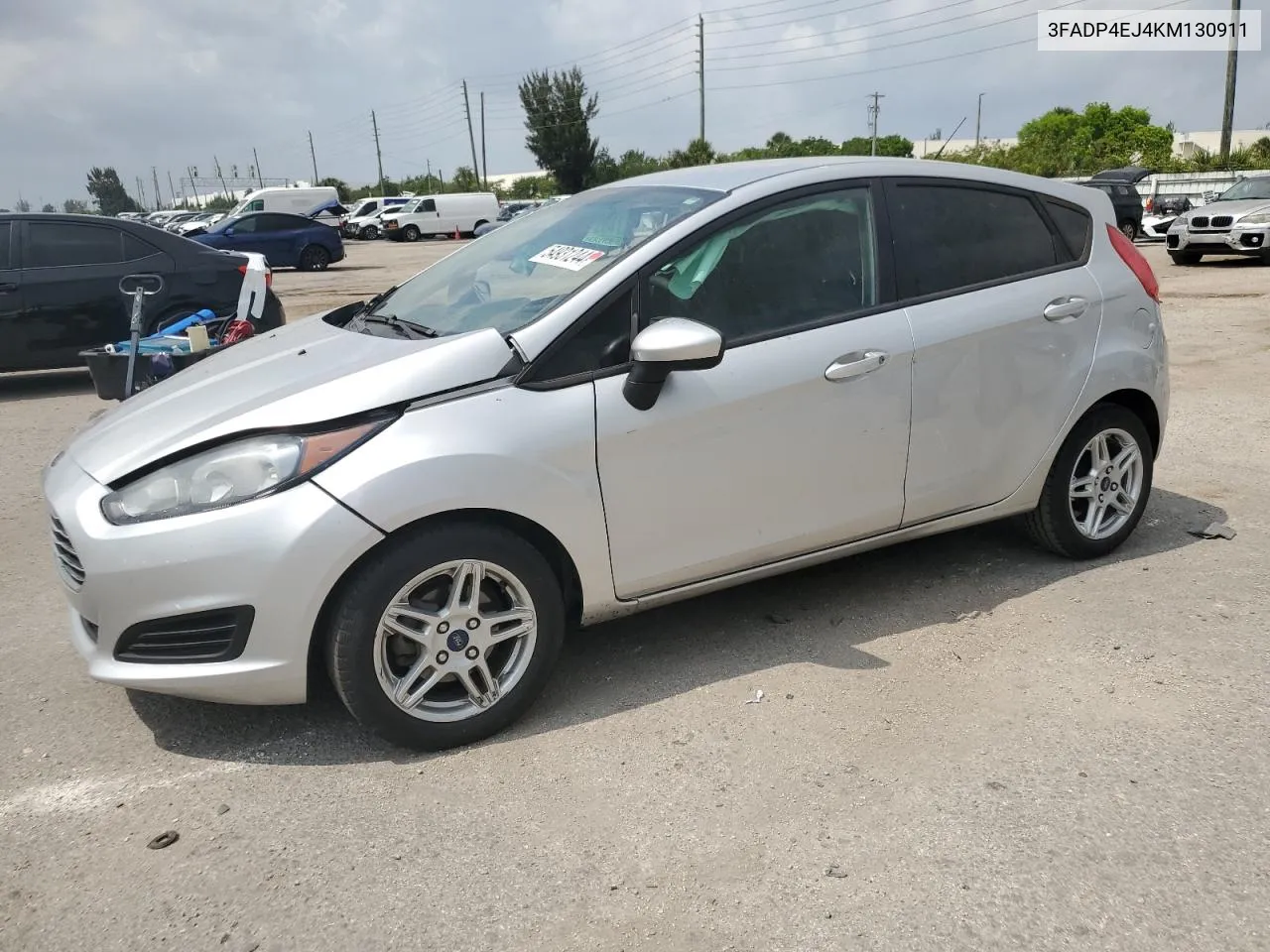 2019 Ford Fiesta Se VIN: 3FADP4EJ4KM130911 Lot: 54931244