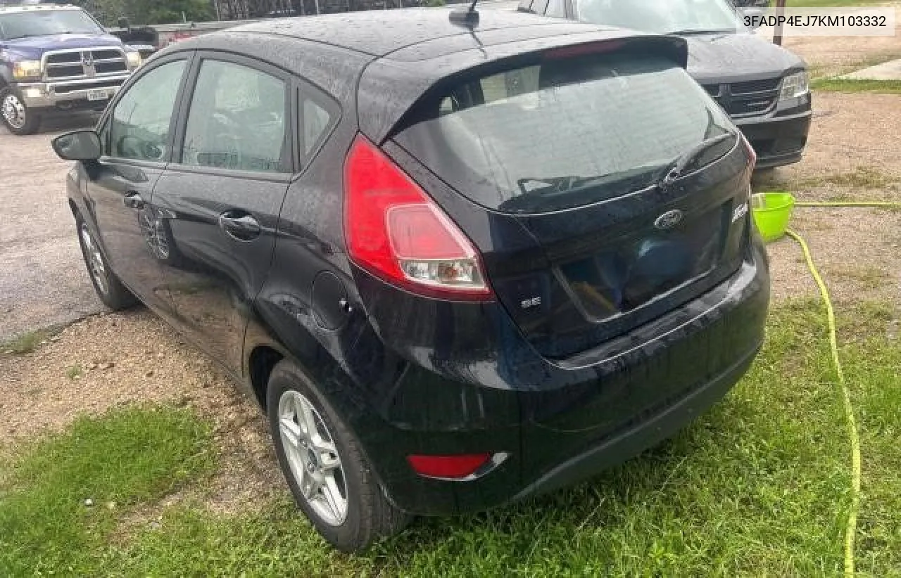 3FADP4EJ7KM103332 2019 Ford Fiesta Se