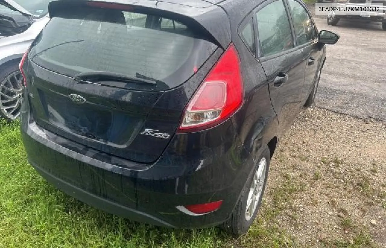 3FADP4EJ7KM103332 2019 Ford Fiesta Se