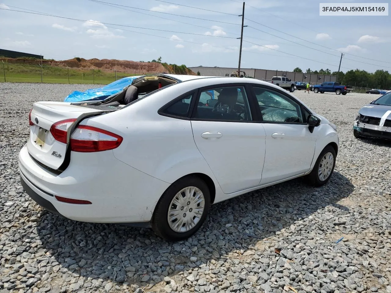 2019 Ford Fiesta S VIN: 3FADP4AJ5KM154169 Lot: 54991543