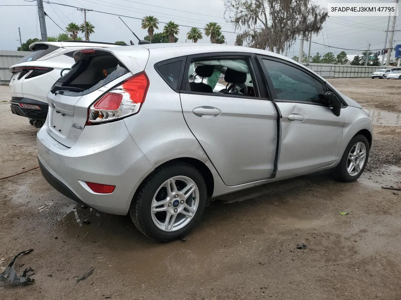 2019 Ford Fiesta Se VIN: 3FADP4EJ3KM147795 Lot: 55074304