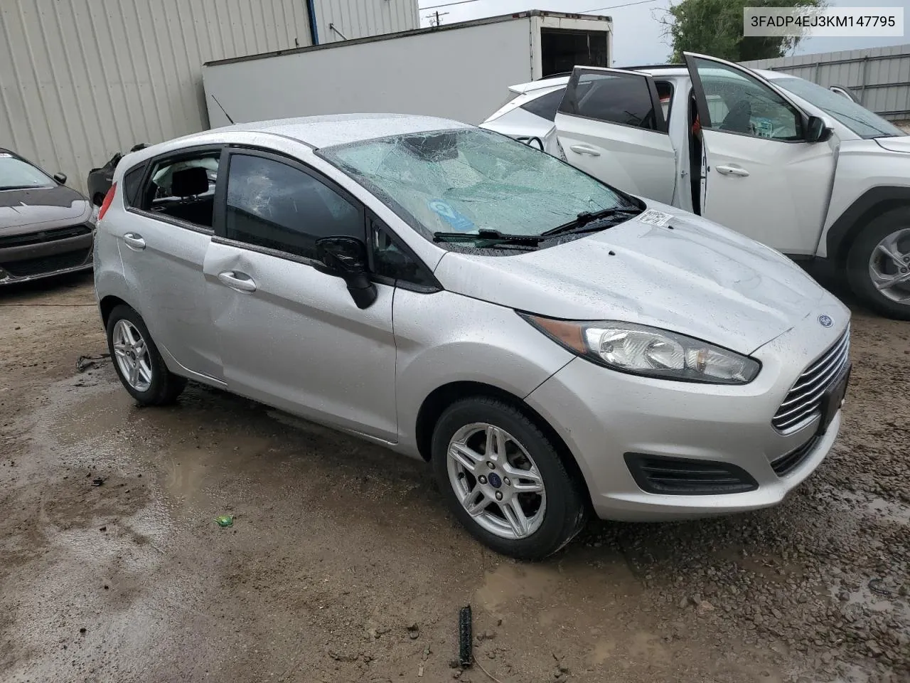 2019 Ford Fiesta Se VIN: 3FADP4EJ3KM147795 Lot: 55074304