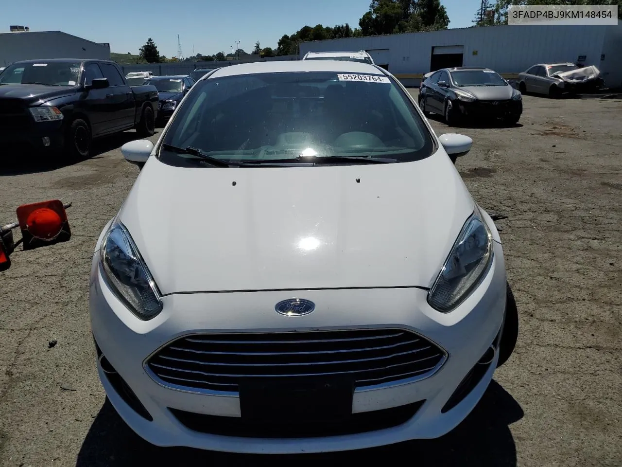 2019 Ford Fiesta Se VIN: 3FADP4BJ9KM148454 Lot: 55203764