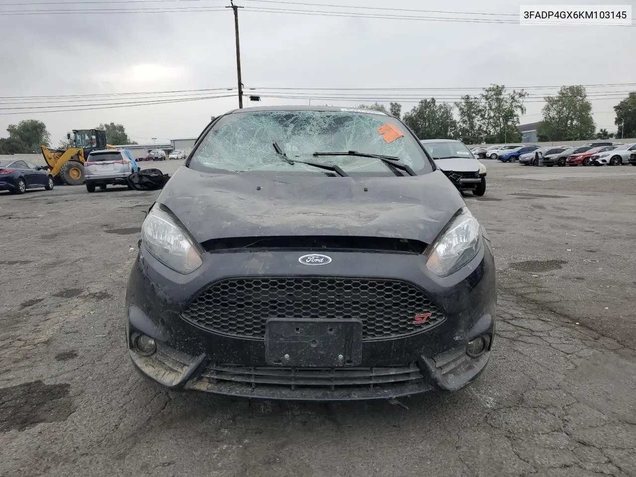 2019 Ford Fiesta St VIN: 3FADP4GX6KM103145 Lot: 55213604