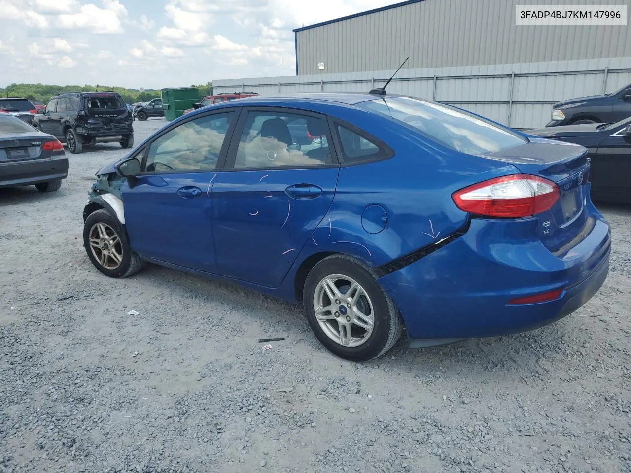 2019 Ford Fiesta Se VIN: 3FADP4BJ7KM147996 Lot: 55272854