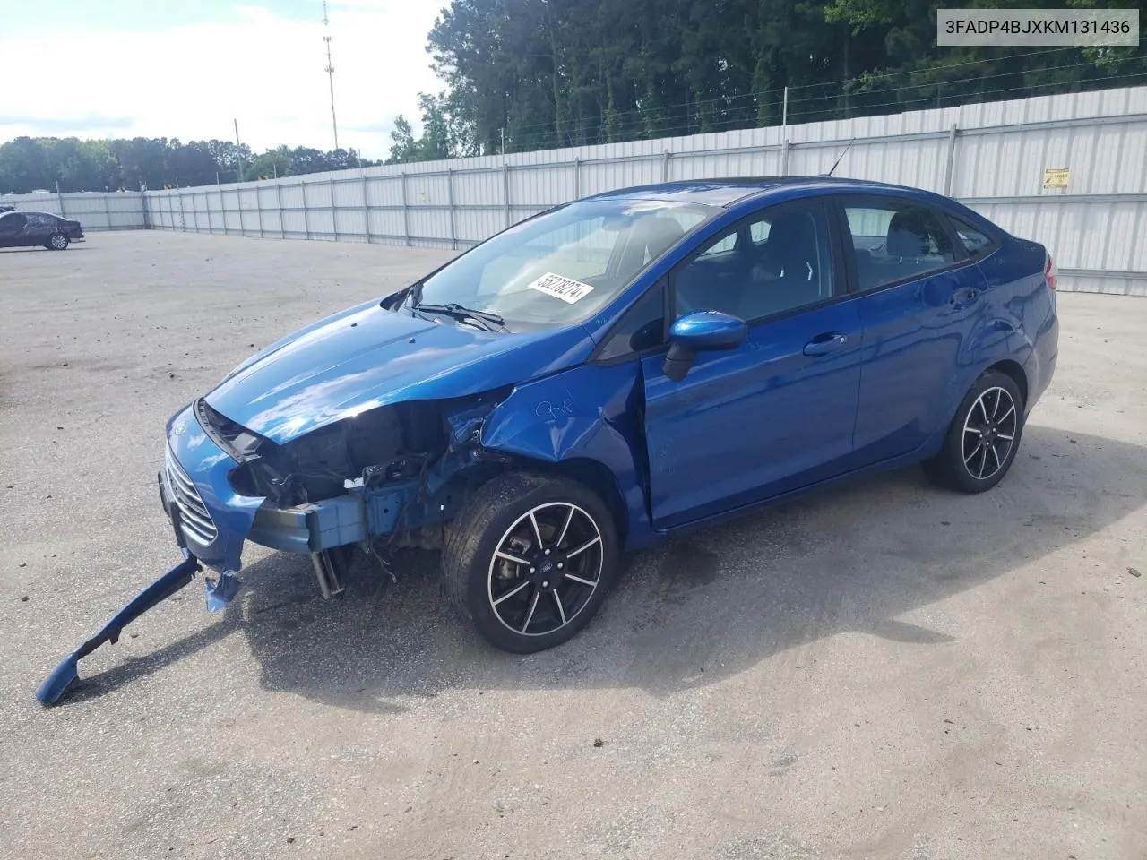 2019 Ford Fiesta Se VIN: 3FADP4BJXKM131436 Lot: 55278274