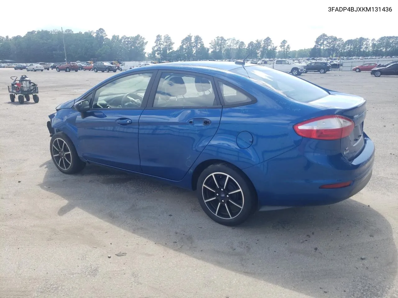 2019 Ford Fiesta Se VIN: 3FADP4BJXKM131436 Lot: 55278274