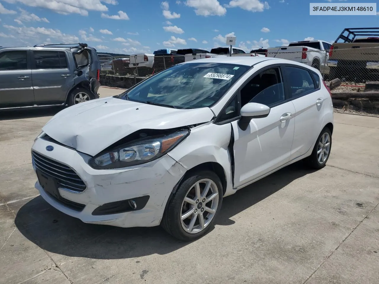 3FADP4EJ3KM148610 2019 Ford Fiesta Se