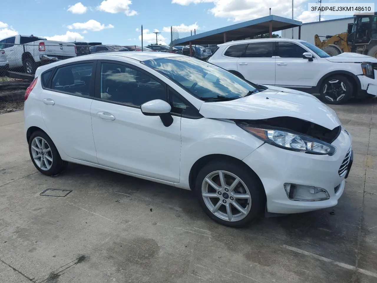 2019 Ford Fiesta Se VIN: 3FADP4EJ3KM148610 Lot: 55298874