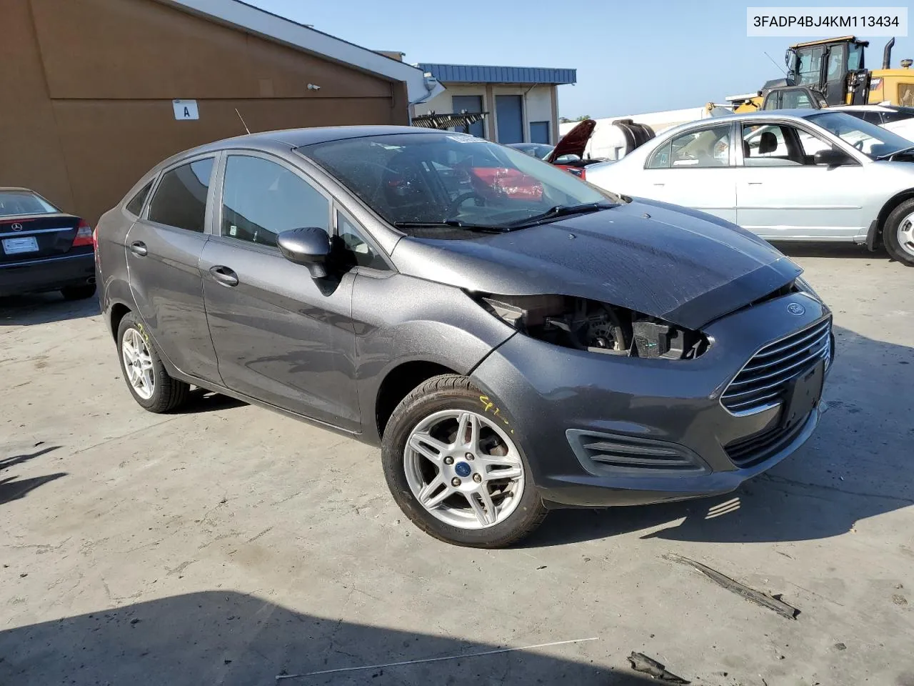 2019 Ford Fiesta Se VIN: 3FADP4BJ4KM113434 Lot: 55422194